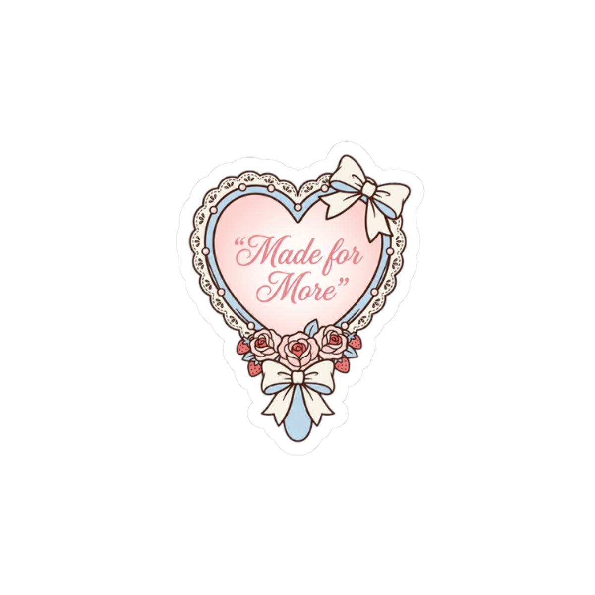 Made for More Heart Sticker | Faith | Christian | Sticker