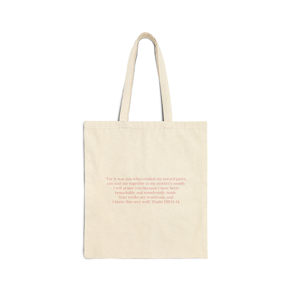 Made for More Tote | Psalm 139 | Christian Tote Bag | Faith
