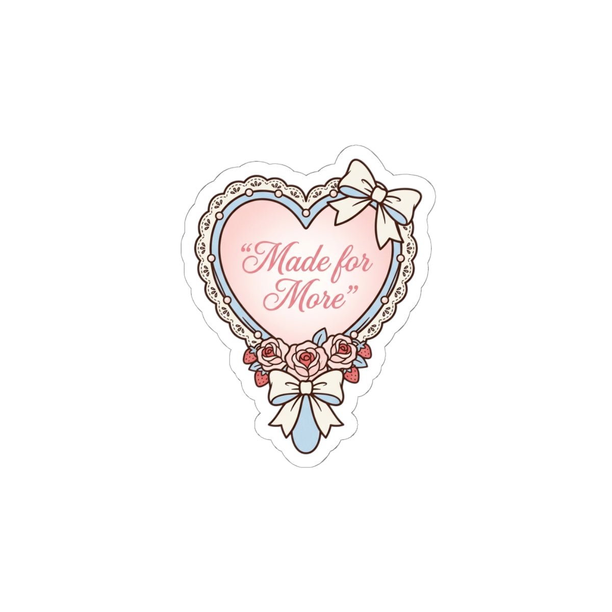 Made for More Heart Sticker | Faith | Christian | Sticker